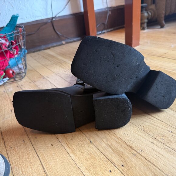 Corrupt Platform Moto Boot Square Toe - Picture 5 of 9